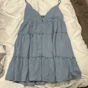 blue super flowy mini dress from aéropostale size medium very flattering